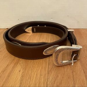 Nocona leather western belt